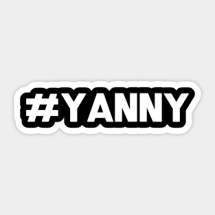 Hashtag Yanny Sticker